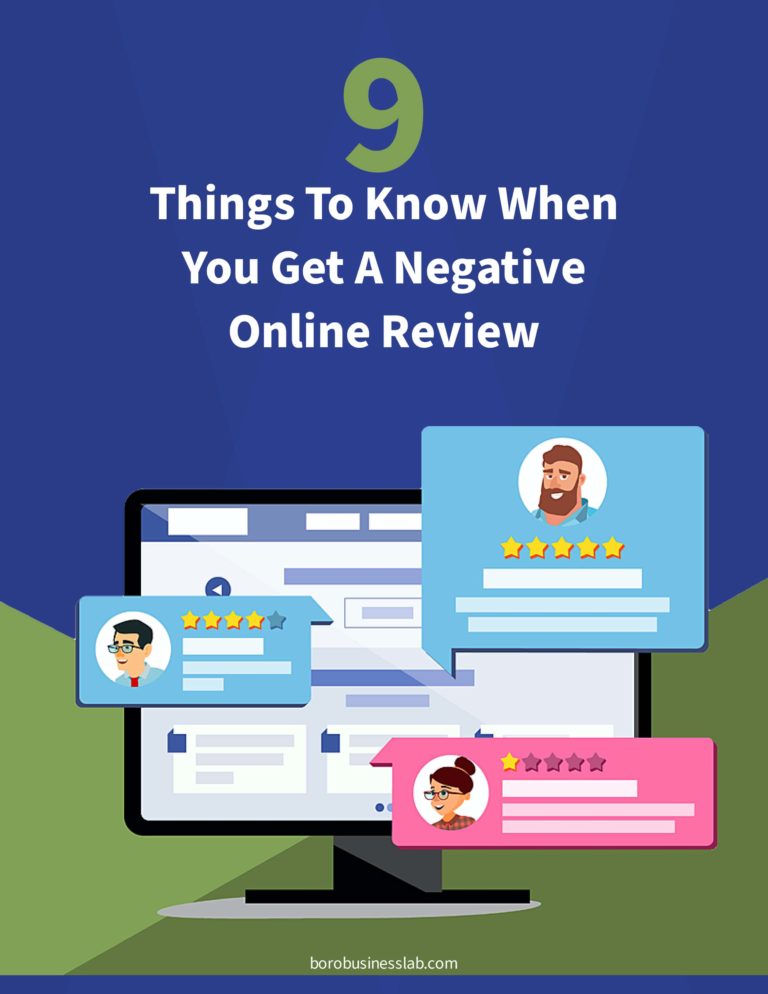 Negative Online Reivews for Business